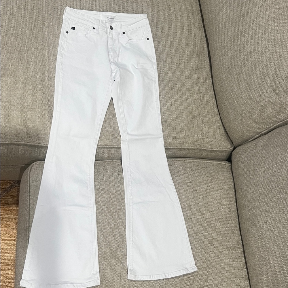 KanCan White Flare Denim